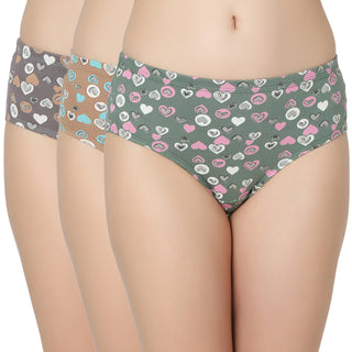 Cotton lycra Hipster Panties-6947