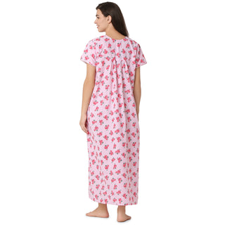 SCH450140 - Cotton Nighty  Regular Pink