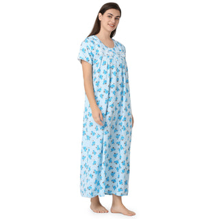 SCH 450140 - Cotton Nighty Regular Blue