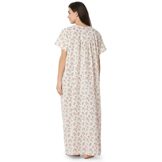 SCH450596 - Cotton Nighty  Regular Pink