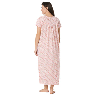 SCH450739 - Cotton Nighty  Regular Peach