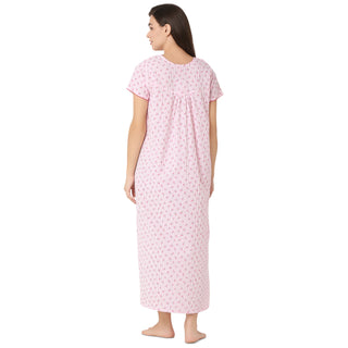 SCH450739 - Cotton Nighty  Regular Pink