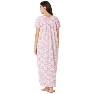 SCH450752 - Cotton Nighty  Regular Pink