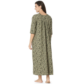 SCS450677 - Cotton Nighty Regular Green