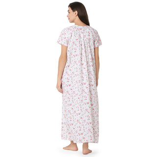 SCR450335 - Cotton Nighty  Regular Blue