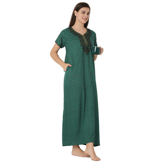 JSS 7018  Reyon Nighty  Regular Green