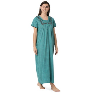 JSS 7019  Reyon Nighty  Regular Green