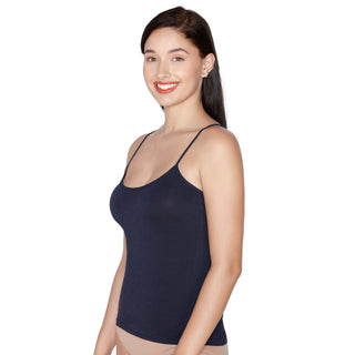 JSC-831 Spaghetti Camisole-Navy Blue