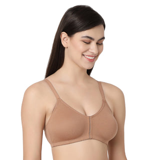 1258  Non Padded T-Shirt  Bra Coffee