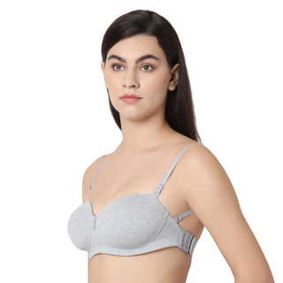 1230 Plain Mold T-Shirt Bra Grey