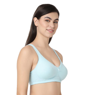 ROSE  Non Padded Minimizer Bra Powder Blue