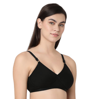 1257  Non Padded T-Shirt Bra Black