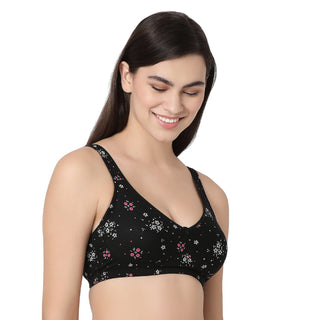 ROSE-19  Non Padded Minimizer Bra Black