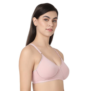 1257  Non Padded T-Shirt Bra Peach