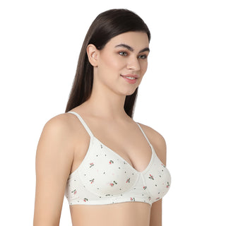 SAKHI-8  Non Padded T-Shirt Bra Off White