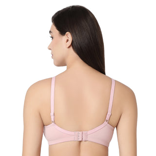 1258  Non Padded T-Shirt  Bra Peach