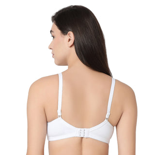 1258  Non Padded T-Shirt  Bra White