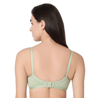 1257  Non Padded T-Shirt Bra Pista Green