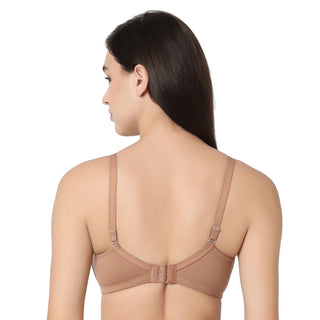 1258  Non Padded T-Shirt  Bra Coffee