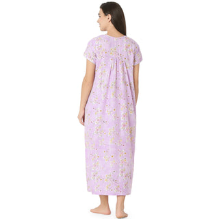 SCH450526 - Cotton Nighty Regular Purple