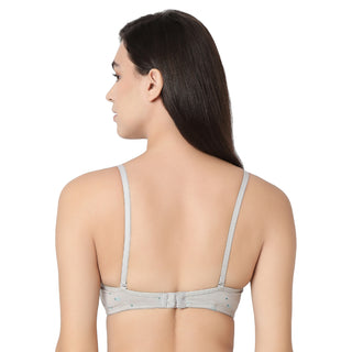 1030-14 Padded T-Shirt Bra  Grey