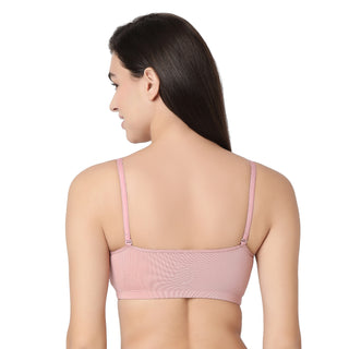 JS 911  Non Padded Sports Bra Peach