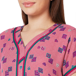 JRB 1834-Assorted Nighty Alphine Regular-Pink