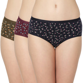 Cotton lycra Hipster Panties-6901