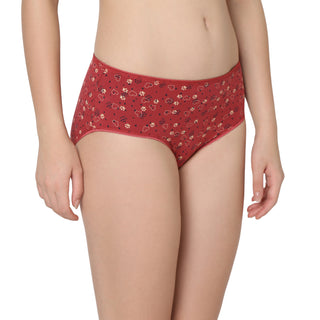 Cotton Printed Hipster Panties-6930