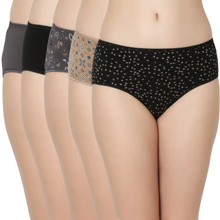 Cotton lycra Hipster Panties-6931