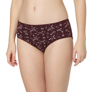 Cotton Printed Hipster Panties-6934