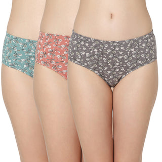 Cotton lycra Hipster Panties-6936