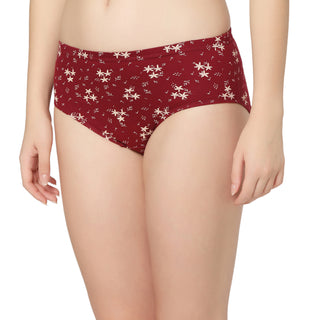 Cotton Printed Hipster Panties-6944