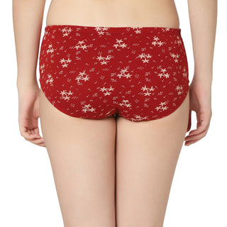 Cotton Printed Hipster Panties-6944