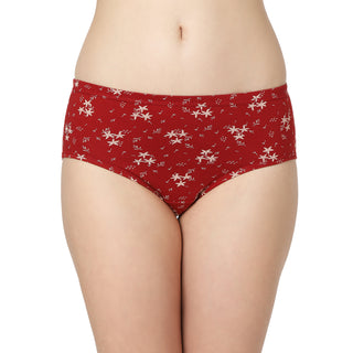 Cotton Printed Hipster Panties-6944