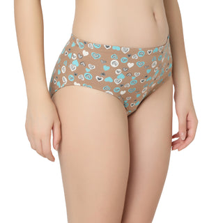 Cotton Printed Hipster Panties-6947