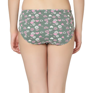 Cotton Printed Hipster Panties-6947