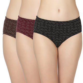 Cotton lycra Hipster Panties-6966