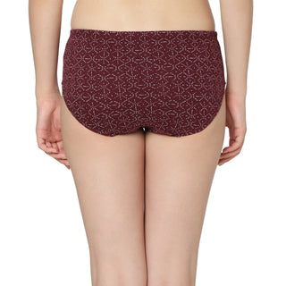 Cotton Printed Hipster Panties-6966