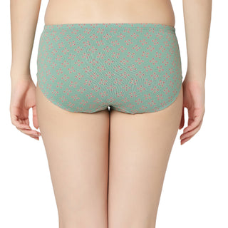 Cotton Printed Hipster Panties-6968