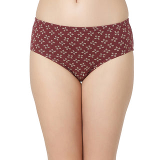 Cotton Printed Hipster Panties-6968