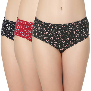 Cotton lycra Hipster Panties-6969