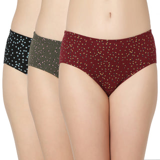 Cotton lycra Hipster Panties-6970