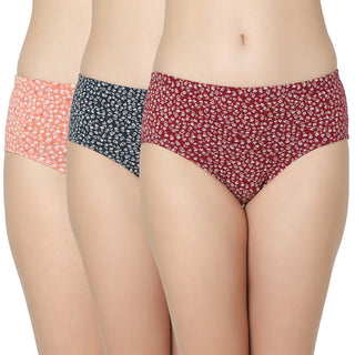 Cotton lycra Hipster Panties-6973