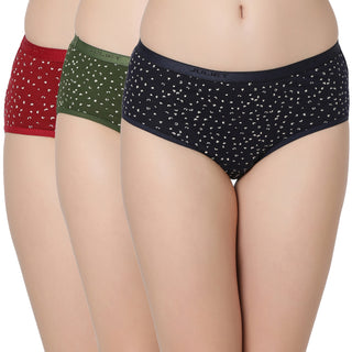 Cotton lycra Hipster Panties-6977