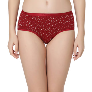 Cotton lycra Hipster Panties-6977