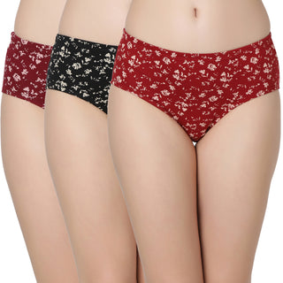 Cotton lycra Hipster Panties-6980