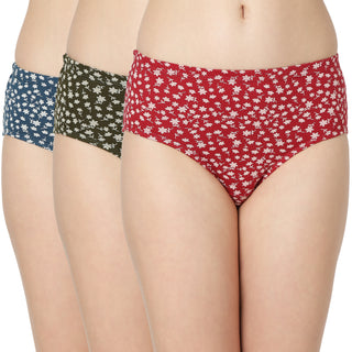 Cotton lycra Hipster Panties-6982