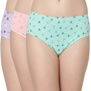 Cotton lycra Hipster Panties-6983