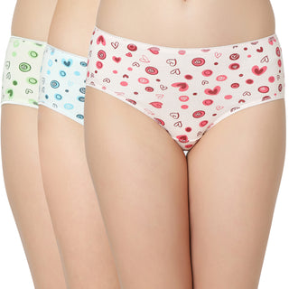 Cotton lycra Hipster Panties-6984